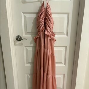 Chelsea & Violet Blush Textured Dress